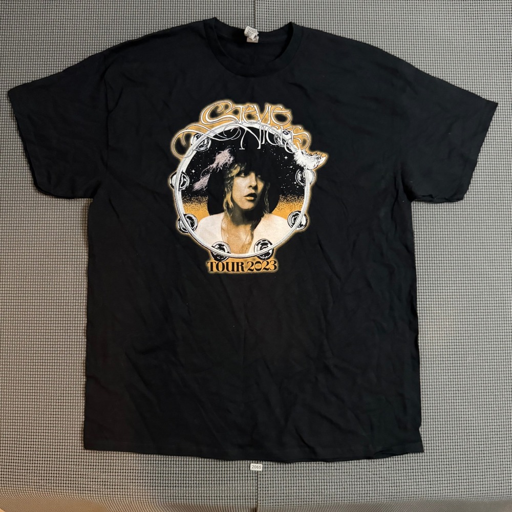 Stevie Nicks 2023 Tour T-Shirt Black Gildan Ultra Cotton XL Fleetwood Mac Rock